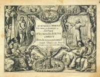 Встреча Елизаветы и Марии Гравюра (вторая половина XVII века), Франция(?) артикул 5005b.