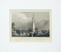 Mont Of The Battle Of St Jacob Near Basle Гравюра (середина XIX века), Англия артикул 5045b.