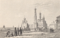 La Tour d'Ivan Гравюра (середина XIX века), Франция артикул 5054b.